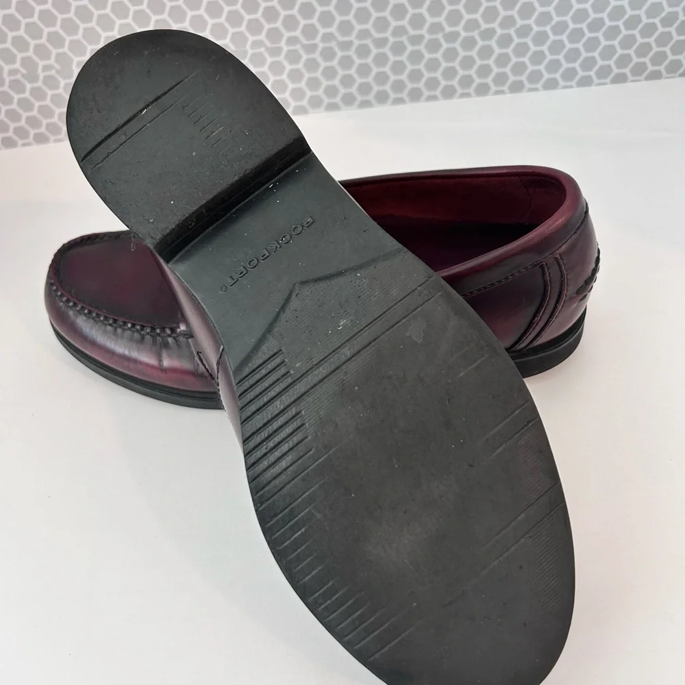 Rockport Penny Loafers Men’s 11W Burgendy